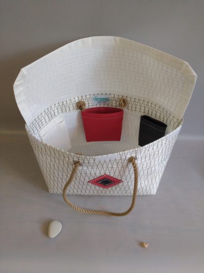 Sac cartable LIGURE L ouvert