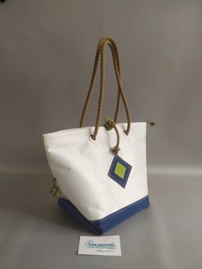 Sac à main ANNABA ONE acl oc blanc et bleu