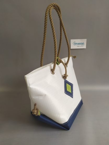 Sac à main ANNABA ONE acl oc blanc et bleu