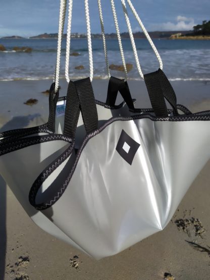 Sac tapis Hawaï gris métal