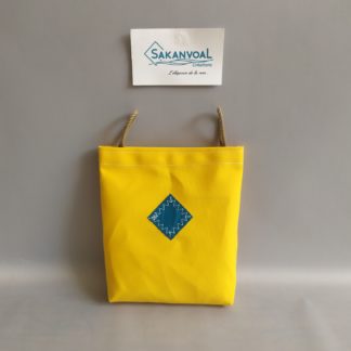 POCHE AMOVIBLE BANDOULIERE jaune turquoise