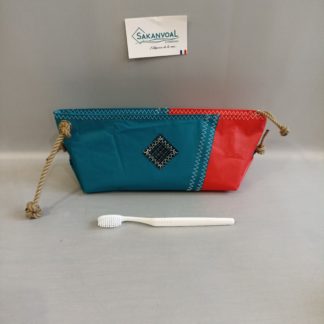 BERMUDES SKV turquoise  rouge