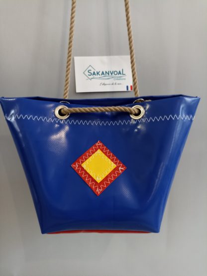 Sac enfant MADDALENA bi bleu et rouge