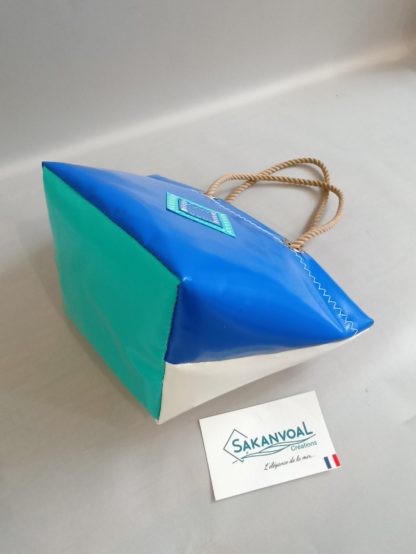 Sac enfant MADDALENA tri bleu vert blanc