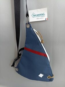 SOLENT bleu bv rouge sac banane voile ventrale
