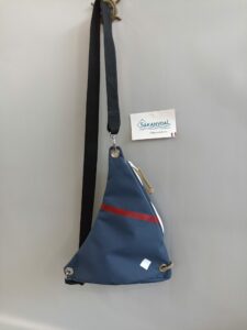SOLENT bleu bv rouge sac banane voile ventrale