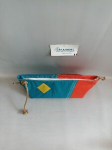 Trousse de toilette BERMUDES SKV turquoise et rouge
