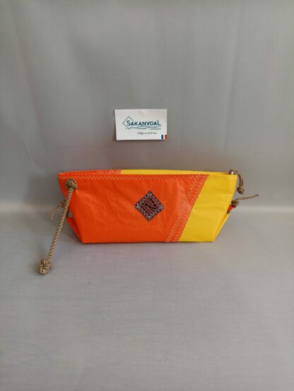 Trousse de toilette BERMUDES SKV orange et jaune