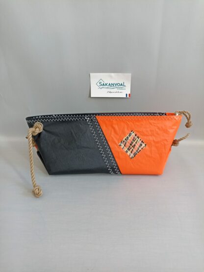 Trousse de toilette BERMUDES SKV noir et orange