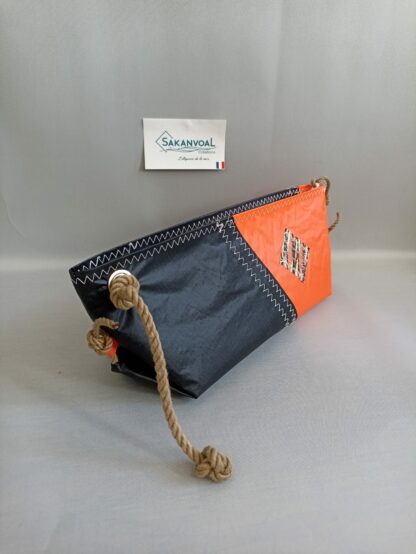 Trousse de toilette BERMUDES SKV noir et orange