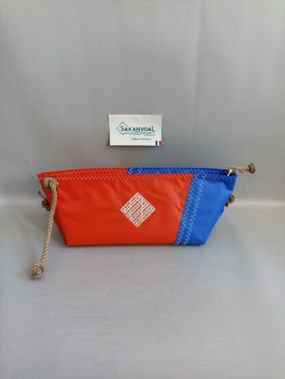 Trousse de toilette BERMUDES SKV rouge et bleu