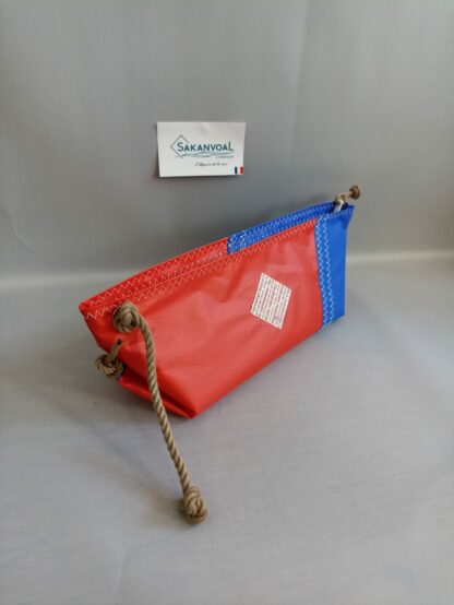 Trousse de toilette BERMUDES SKV rouge et bleu