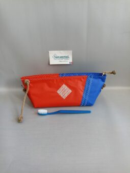 Trousse de toilette BERMUDES SKV rouge et bleu