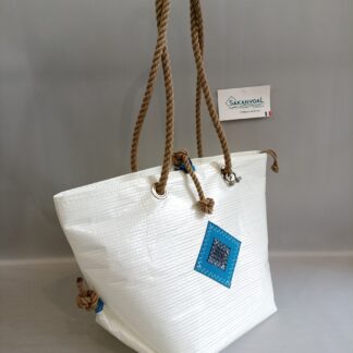 Sac à main design marin ANNABA ONE Blanc lm