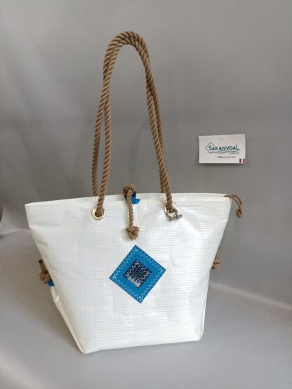 Sac à main design marin ANNABA ONE Blanc lm