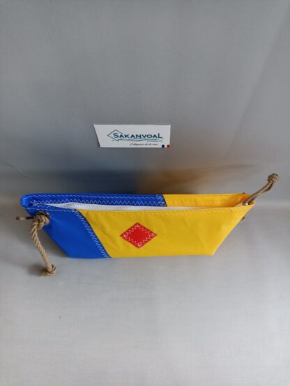 Trousse de toilette BERMUDES SKV jaune et bleu